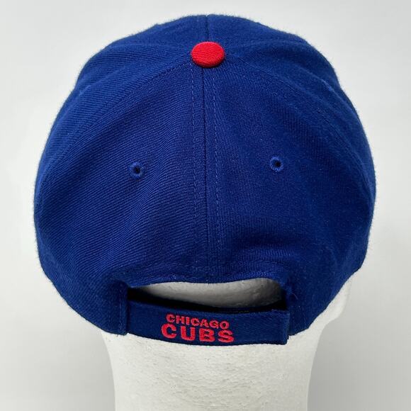 Chicago Cubs Hat Baseball Cap MLB Twins Enterprise Wool Blend Strapback Blue - Picture 3 of 9